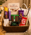 Premium Raksha Bandhan Bhai Bhabhi Gift Hamper with Wallet, Sling Bag & Chocolates