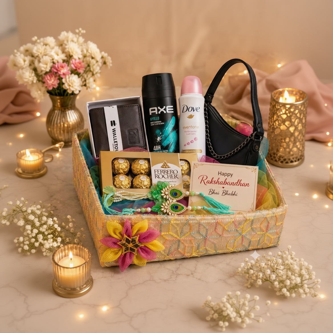 Premium Raksha Bandhan Bhai & Bhabhi Luxury Gift Hamper