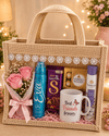 Premium Friendship Day Gift Hamper with Best Friends Forever Mug, Ferrero Rocher & Pink Roses