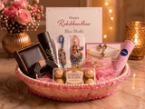 Luxury Raksha Bandhan Bhai & Bhabhi Gift Hamper with Jewellery & Ferrero Rocher