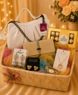 Premium Luxury Handbag & Jewellery Gift Hamper with Ferrero Rocher