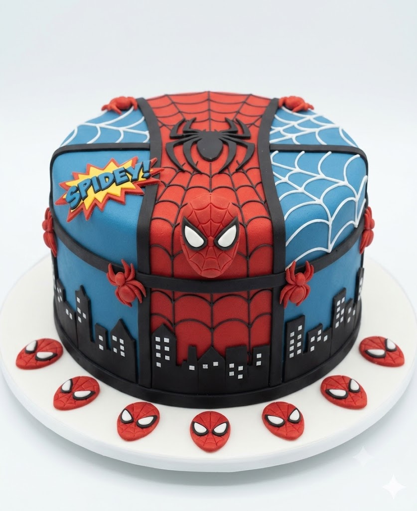 Heroic SpiderHero Cake