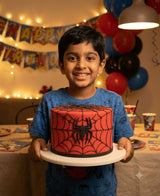 Heroic Spidey Fondant Cake