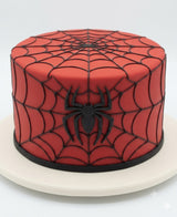 Heroic Spidey Fondant Cake