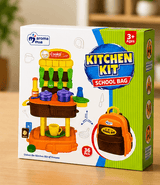 Kitchen Kit School Bag Pretend Play Set – 36 Pieces