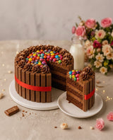 KitKat Gems Chocolate Truffle Cake