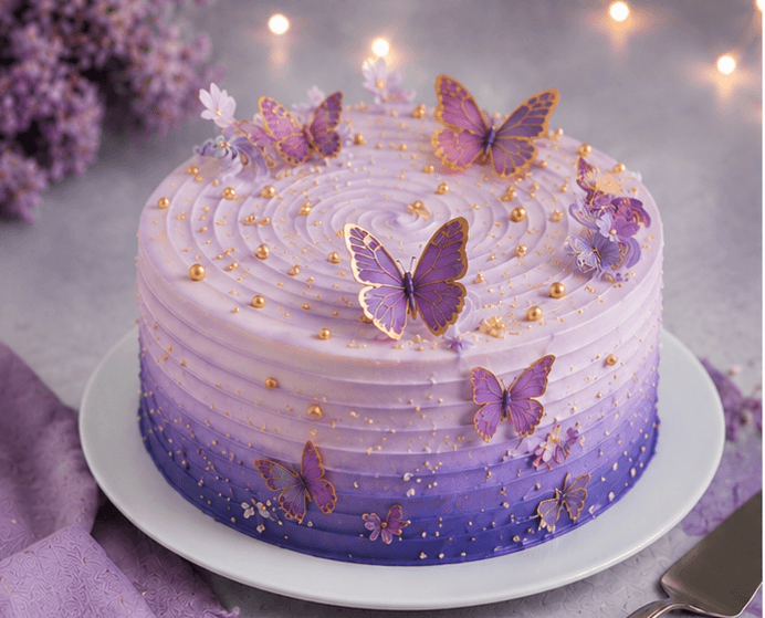 Lavender Butterfly Dream Cake