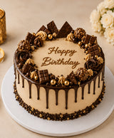 Luxury Birthday Drip Cake