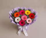 Mixed Gerberas & Butterscotch Thank You Celebration Combo