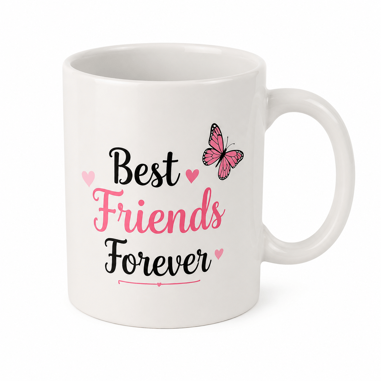 Premium Friendship Day Gift Hamper with Best Friends Forever Mug, Ferrero Rocher & Pink Roses
