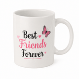 Premium Friendship Day Gift Hamper with Best Friends Forever Mug, Ferrero Rocher & Pink Roses