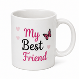 Friendship Day Best Friend Gift Hamper with Personalized Mug, Yellow Roses & Chocolates