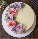 Pastel Blossom Elegance Cake