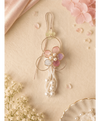Pastel Floral Pearl Designer Lumba Rakhi
