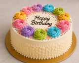 Pastel Rainbow Celebration Cake