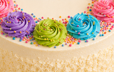 Pastel Rainbow Celebration Cake