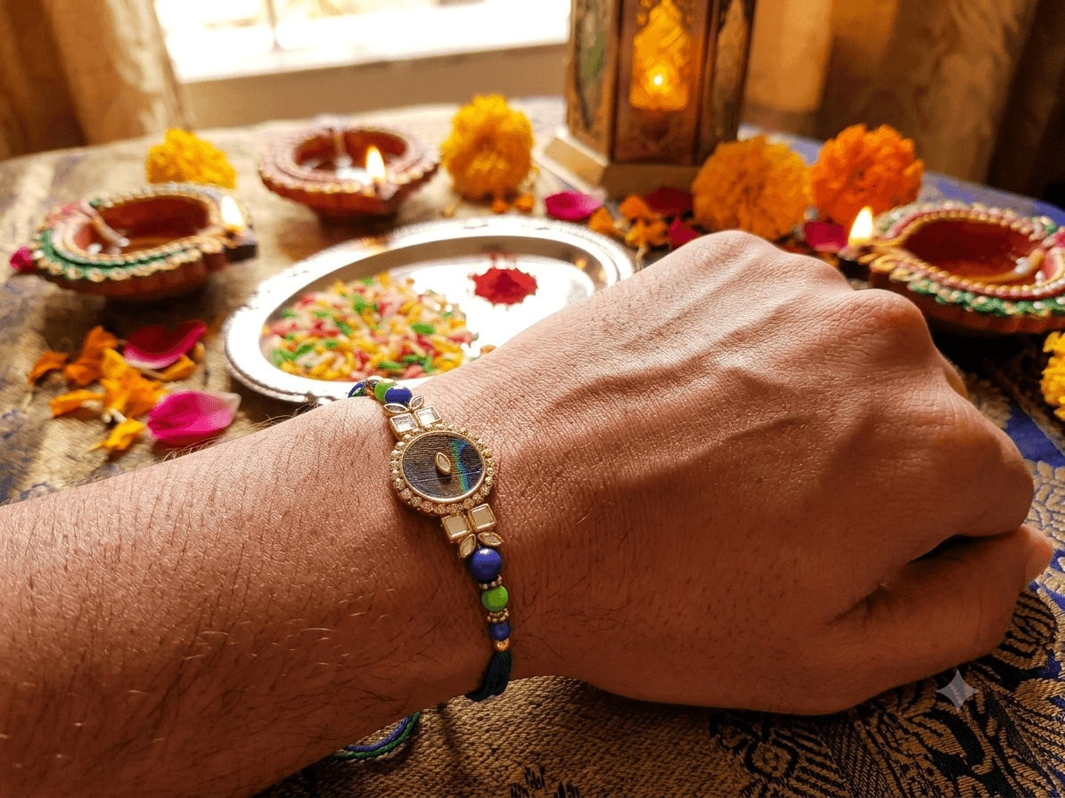 Peacock Eye Designer Rakhi