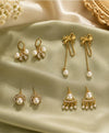 Pearl Elegance Four-Pair Earring Set