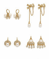 Pearl Elegance Four-Pair Earring Set