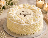 Pearl Elegance White Forest Anniversary Cake