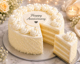 Pearl Elegance White Forest Anniversary Cake