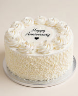 Pearl Elegance White Forest Anniversary Cake