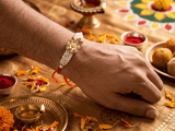 Pearl Floral Designer Rakhi