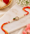 Pearl Floral Designer Rakhi