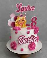 Personalized Barbie Princess Birthday Cake