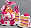 Personalized Barbie Princess Birthday Cake