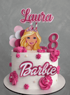 Personalized Barbie Princess Birthday Cake