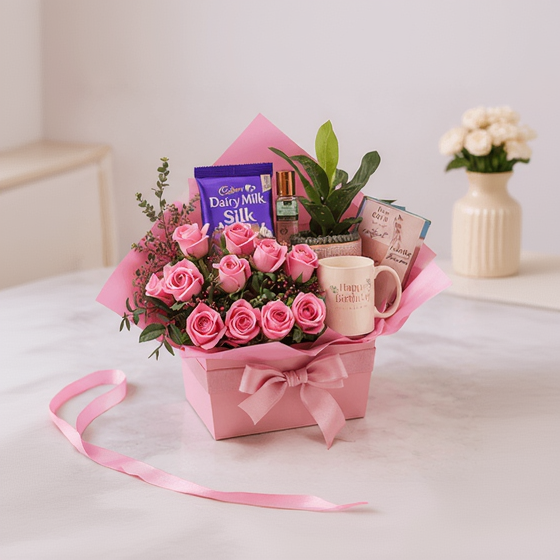 Rosé Delight Birthday Treasure Hamper