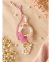 Pink Butterfly Pearl Designer Lumba Rakhi