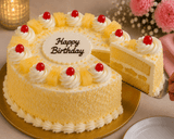 Pink Carnation & Pineapple Birthday Celebration Combo