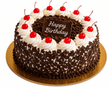 Premium Mixed Roses Bouquet & Black Forest Cake Birthday Combo