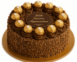 Premium Purple Orchids & Ferrero Chocolate Appreciation Combo