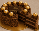 Premium Purple Orchids & Ferrero Chocolate Appreciation Combo