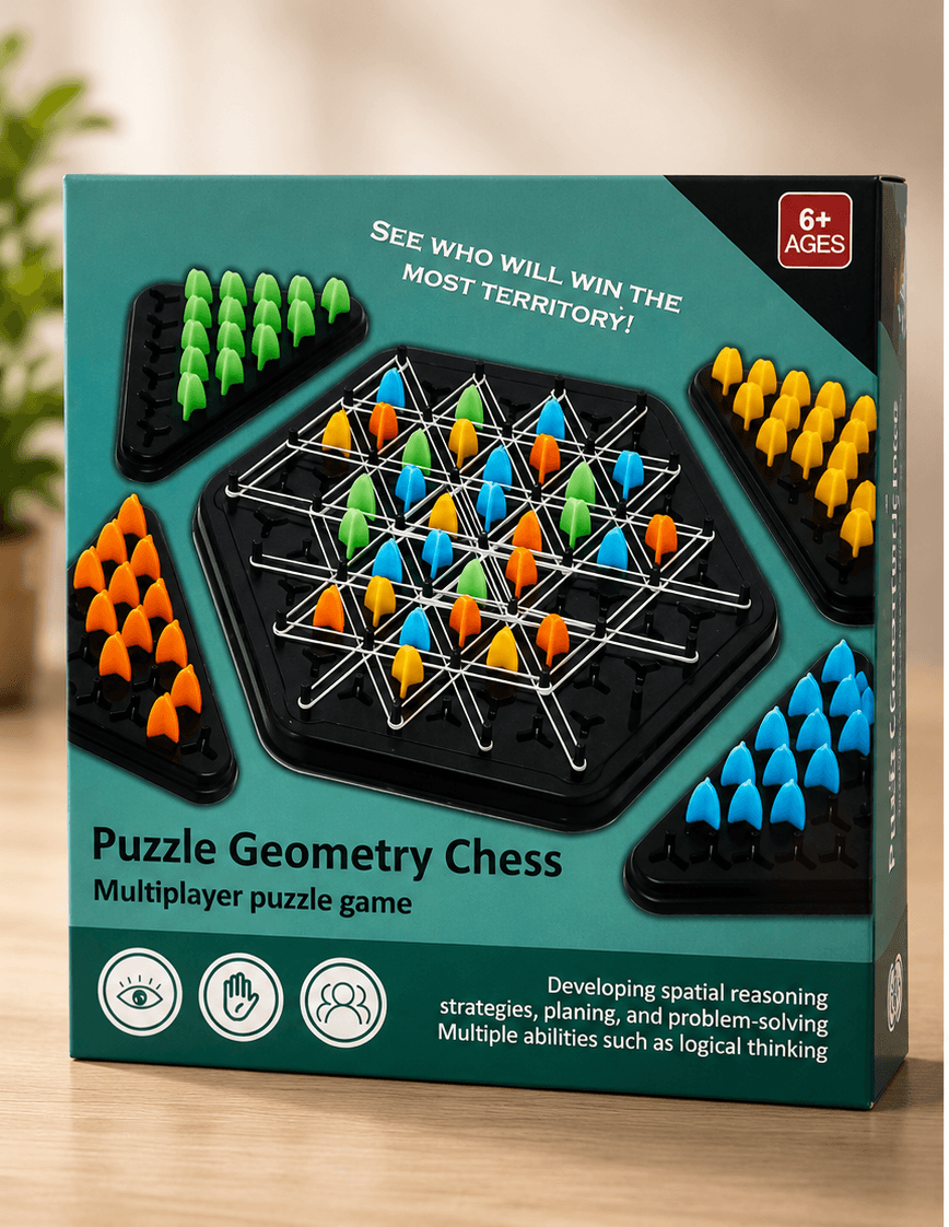 Puzzle Geometry Chess Strategy Board Game