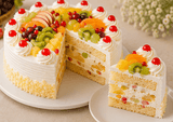 Royal Fresh Fruit Cream Cake