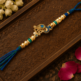 Royal Peacock Pearl Designer Rakhi