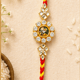 Shree Krishna Premium Kundan Designer Rakhi