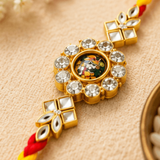 Shree Krishna Premium Kundan Designer Rakhi