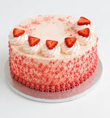 Strawberry Bliss Anniversary Cake