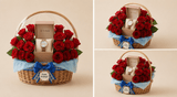 Timeless Love Titan Rose Gift Basket