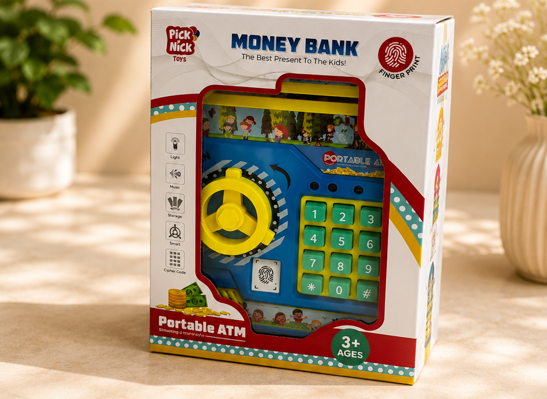 Kids Electronic Money Bank ATM