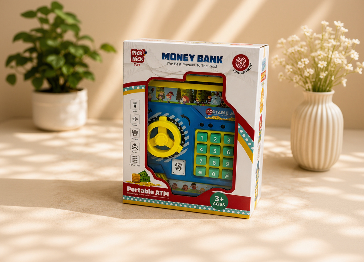 Kids Electronic Money Bank ATM