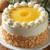 Tropical Pineapple Delight Cream Cake