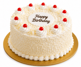 White Roses & White Forest Birthday Celebration Combo