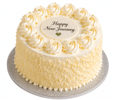 Yellow Roses & White Gerberas White Forest New Journey Celebration Combo